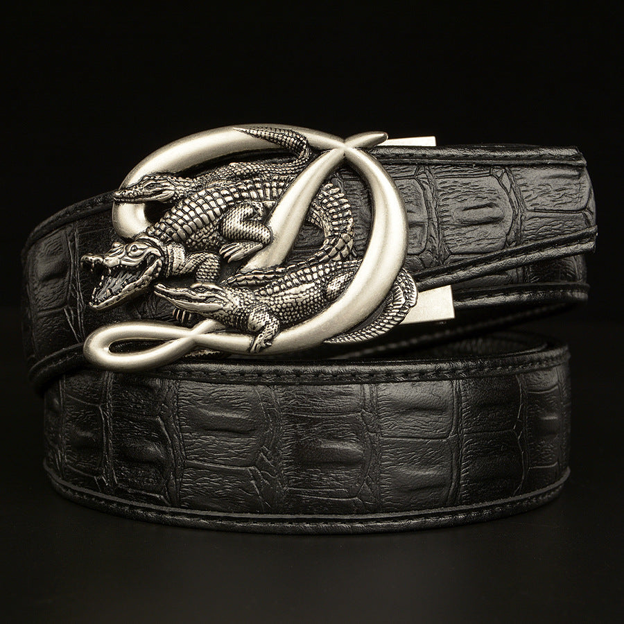 BeltCrocodile Buckle Men Belt