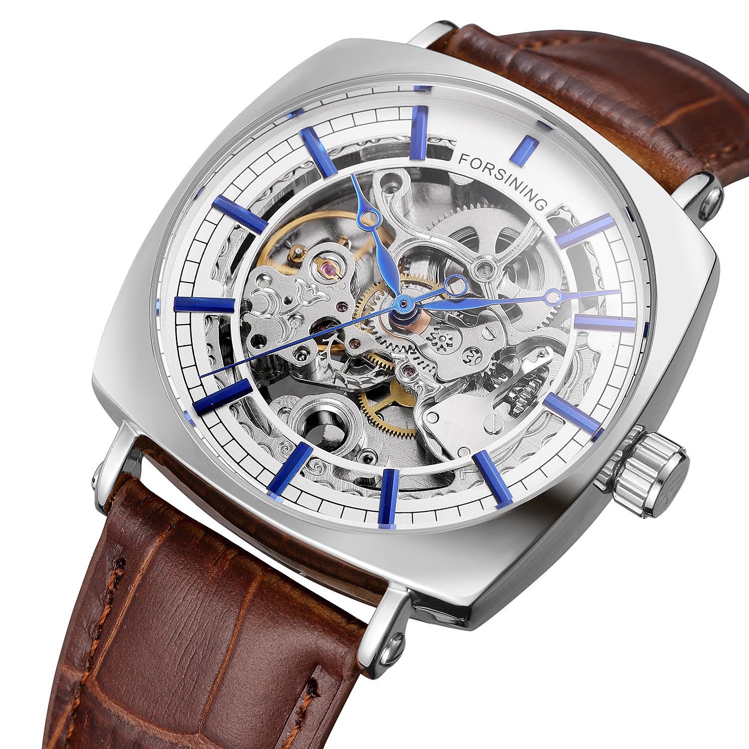 Forsining Leather Mechanical Watch