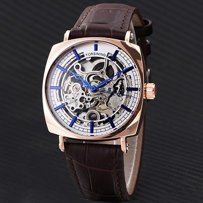 Forsining Leather Mechanical Watch