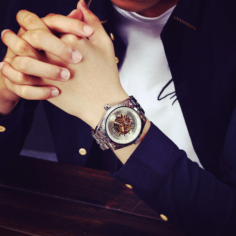 Hollow Automatic Mechanical Watch
