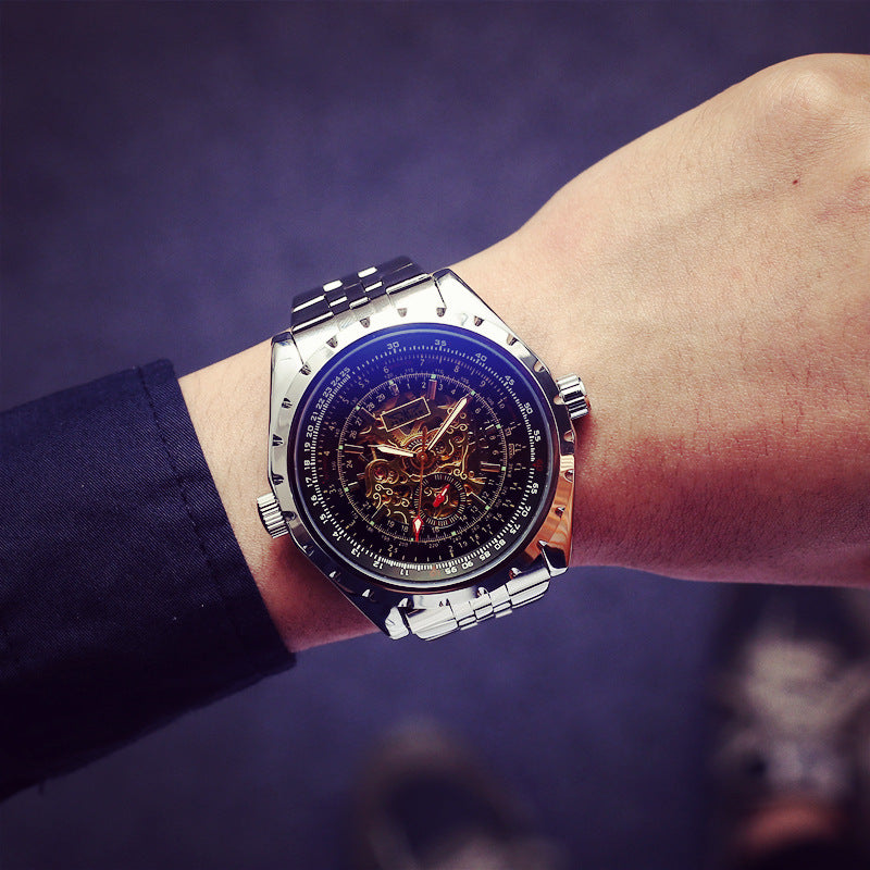 Hollow Automatic Mechanical Watch