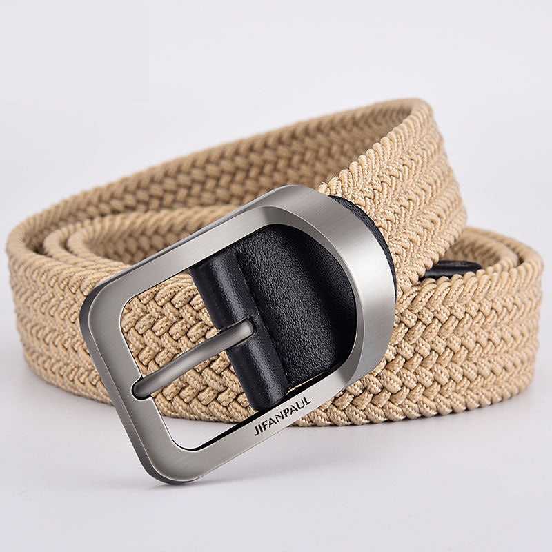 Casual Woven Canvas Belt