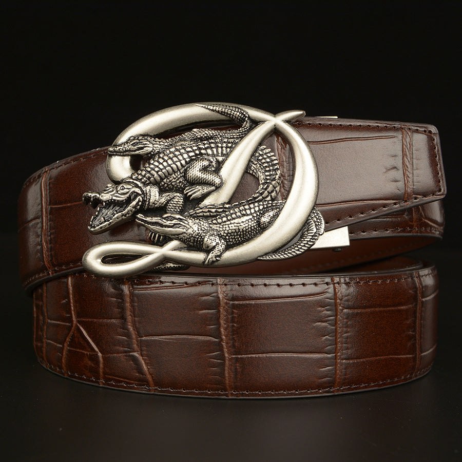 BeltCrocodile Buckle Men Belt