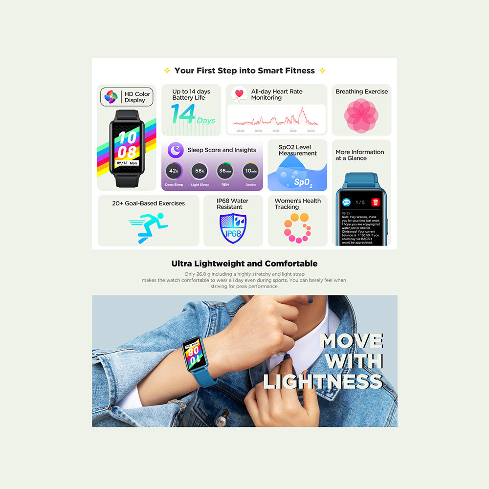 Heart Rate Monitoring Smart Watch